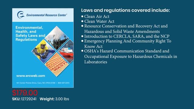 Environmental Health and Safety Laws and Regulations смотреть онлайн