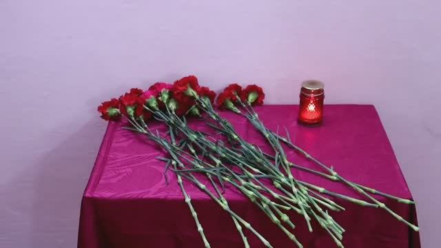 Открытие памятного стенда героям-землякам, погибшим в ходе СВО смотреть онлайн