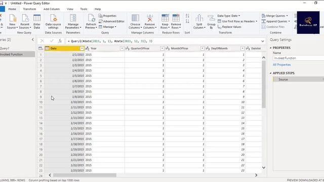 Creating Date Table by Using M Script in Power BI (Myanmar) смотреть онлайн