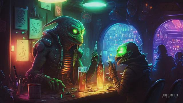 Disco Galileo | Space Bar, Cyberpunk Tavern Music (D&D/RPG Space Ambient) смотреть онлайн