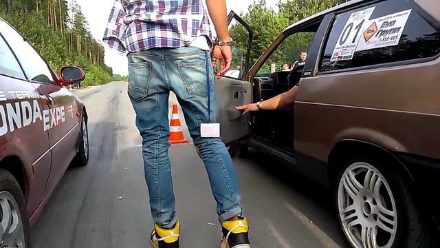 Honda vs vaz 2108 (Drag racing russia) смотреть онлайн