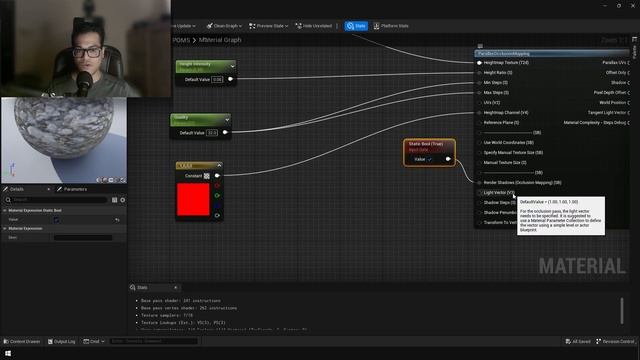 Parallax Occlusion Mapping In Unreal Engine 5 | UE5 Beginner Tutorial смотреть онлайн