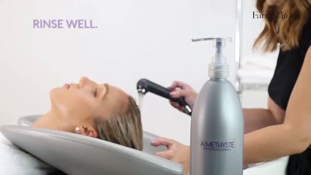 Как получить идеальный блонд при помощи Серебристого шампуня Amethyste Silver Shampoo от Farmavita