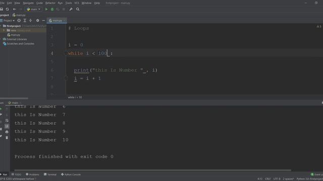 Python While Loops الحلقات التكرارية فى لغة بايثون смотреть онлайн