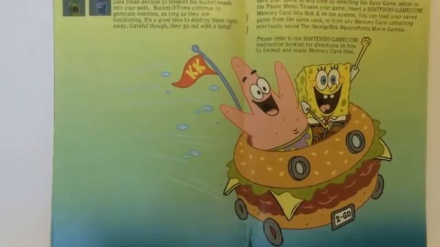 Video Game Instructions: Gamecube - The Spongebob Squarepants Movie Game смотреть онлайн