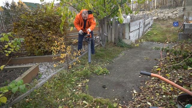 Мощный садовый ПЫЛЕСОС - ВОЗДУХОДУВ Black+Decker BEBLV300 смотреть онлайн