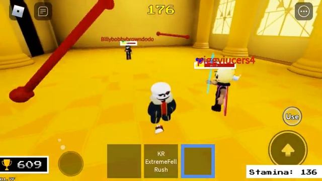 Extreme Fell Sans Showcase || Undertale Last Corridor Roblox смотреть онлайн