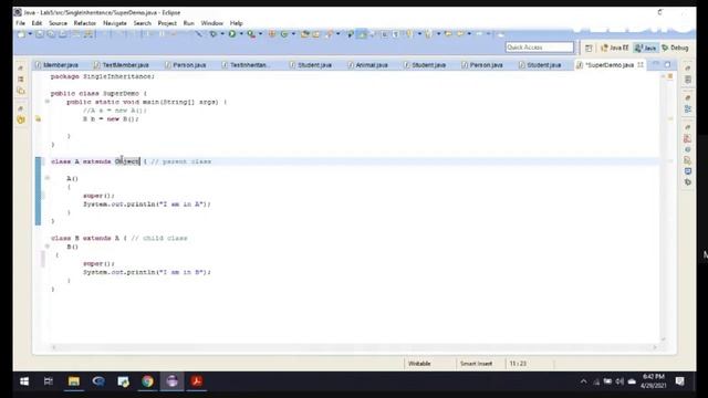 Super Keyword in java | Java Programming | Inheritance смотреть онлайн