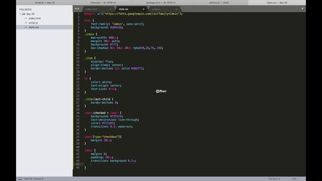 Checkboxes using Javascript | HTML & CSS смотреть онлайн