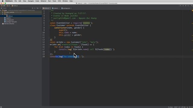 07-Events in Node js смотреть онлайн