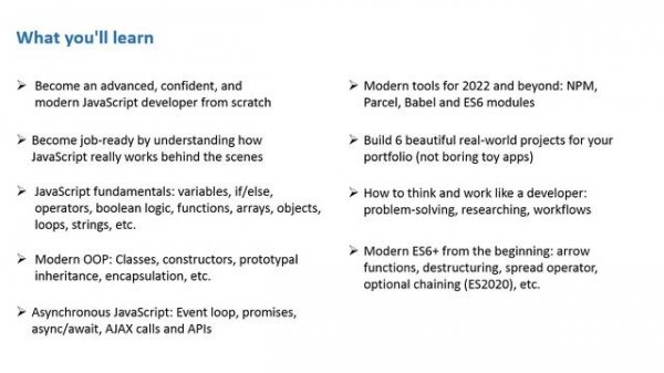 The Complete JavaScript Course From Zero to Expert