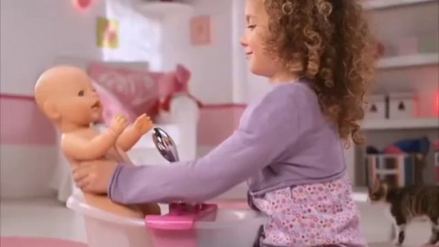 Беби Бон BABY born Интерактивная ванна и унитаз смотреть онлайн