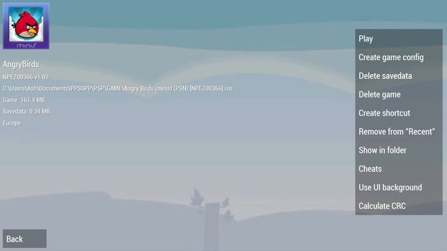 Angry Birds (PSP Minis) - XMB Theme смотреть онлайн