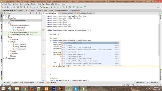 How to Load a website in Webview in Android Studio | Sanktips смотреть онлайн