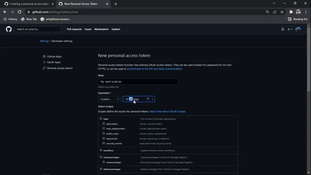 How to generate your GitHub Token смотреть онлайн