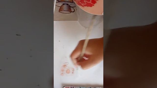 учимся рисовать кота (акварелью по мокрому) смотреть онлайн