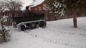 Гусеничный вездеход амфибия своими руками