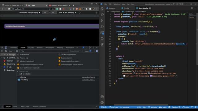 Search box with React Query v4 & debounced input | React | TanStack React Query v4 | Debounced Inpu смотреть онлайн