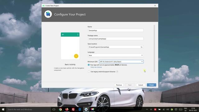 How to create new Project in Android Studio 2021 for windows 10 (Version 4.1.2) смотреть онлайн