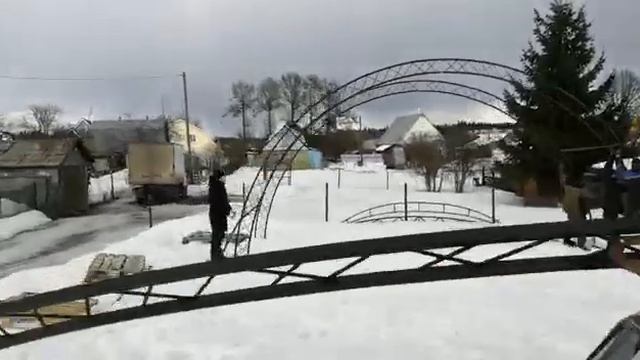 Строим Арочный Мини Ангар - Склад -Теплицу -Гараж Своими руками. смотреть онлайн