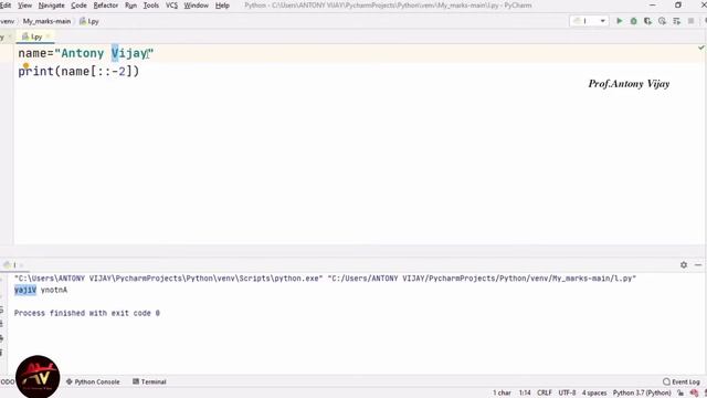 Reverse String and Number in Python| Negative indexing| Prof.Antony Vijay смотреть онлайн