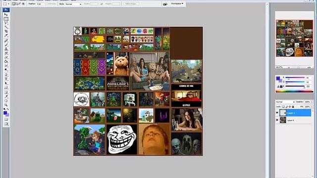 How to edit your paintings in minecraft with photoshop! смотреть онлайн