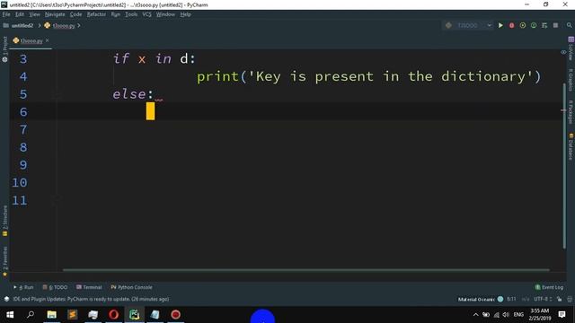 How to Check if a given key already exists in a dictionary in Python смотреть онлайн
