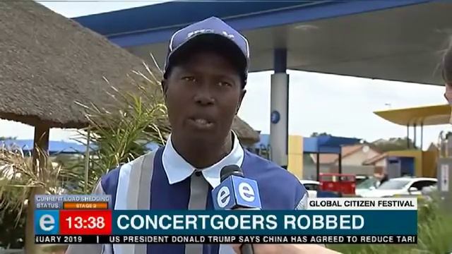 Global Citizen Festival: Concertgoers robbed смотреть онлайн