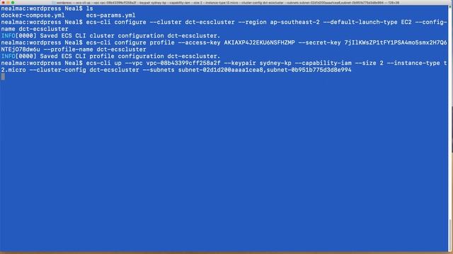 How to Create an ECS Cluster and Task using the ECS CLI смотреть онлайн