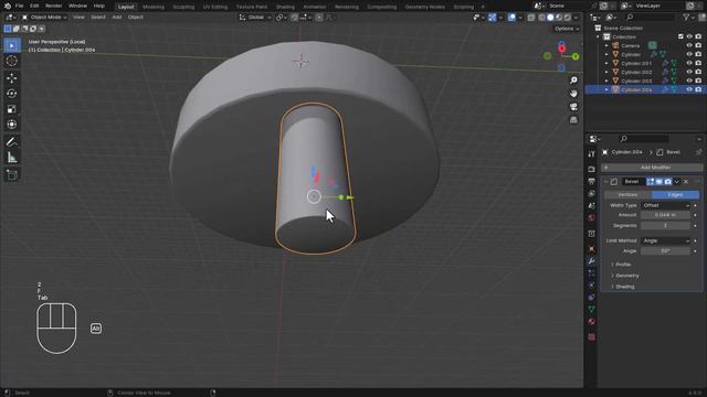 How to model a 3d telescope in Blender 4.0 | Beginner Tutorial | смотреть онлайн