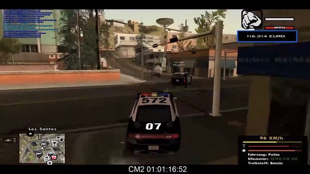 [NRP] SAPD #001 - Verfolgung grauer Huntley смотреть онлайн