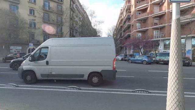 4K Caminar de Estación de Barcelona Sants a Paza España (Walk Barcelona Sants Station, Plaza España смотреть онлайн