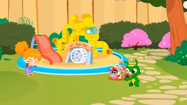 ?Groovy The Martian chases a delicious and healthy tomato learning the basic emotions смотреть онлайн