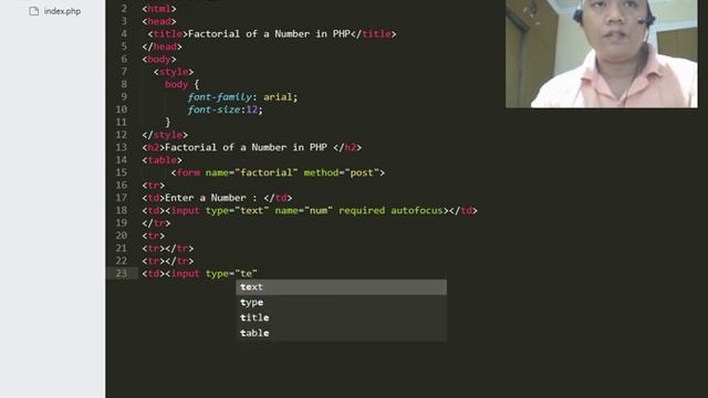 Factorial of a Number in PHP смотреть онлайн