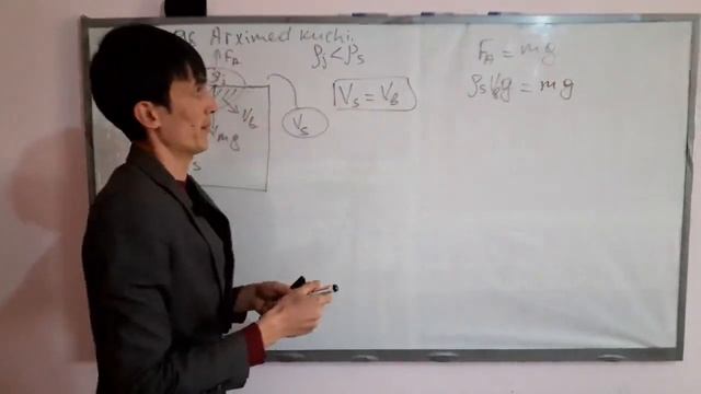 9–mavzu | Arximed Kuchi | Uzoqov Fizika To'plam