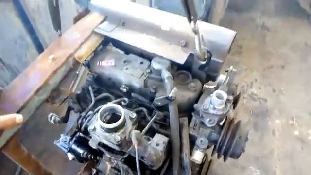 Запуск двигателя YANMAR 3TN82 смотреть онлайн