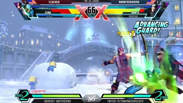 TNS UMVC3 #115 Tournament TOP 16 (Shuma-Gorath Hulk, Hawkeye, Akuma, Wesker)