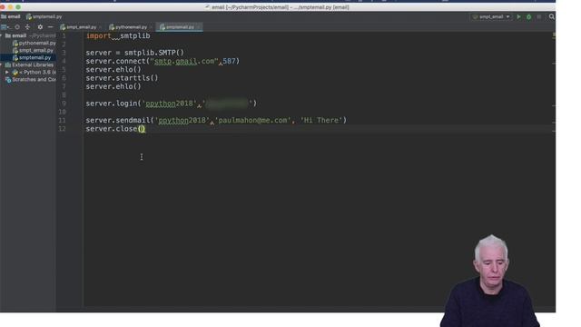 Python Programming - Python & Simple Mail Transfer Protocol (SMTP) email - Paul Mahon смотреть онлайн