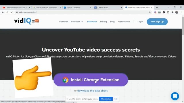 how to install vidiQ chrome extension to your chrome browser: quick and easy. смотреть онлайн