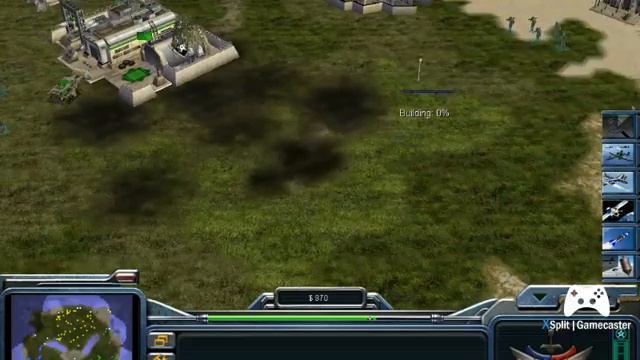 Command and Conquer Generals Zero Hour Shockwave 1.21 MOD vs 3 AI смотреть онлайн