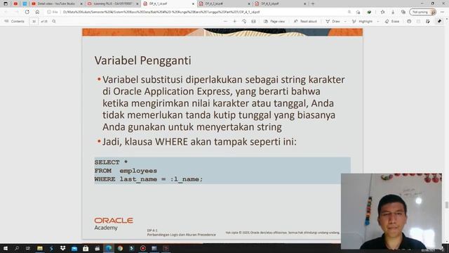 SISTEM BASIS DATA ORACLE ACADEMY #4 Fungsi Baris Tunggal Part 1 смотреть онлайн