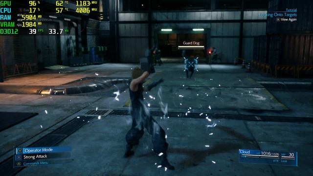 Final Fantasy VII Remake Intergrade RX 550 - 720p Low, смотреть онлайн