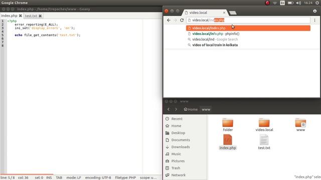 Чтение файла на PHP с помощью функции file get contents смотреть онлайн