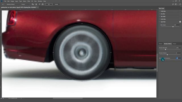 Spin Motion Blur Effects In Photoshop CC | Sketch Station