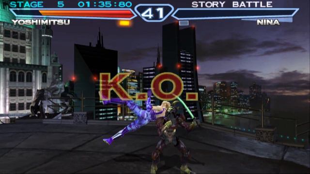 Tekken 4 - Yoshimitsu Story Playthrough смотреть онлайн