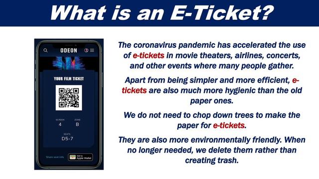 What is an E Ticket? смотреть онлайн