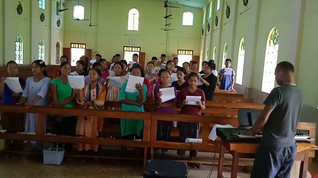 Tikrikilla parish choir gitalrang git practice смотреть онлайн