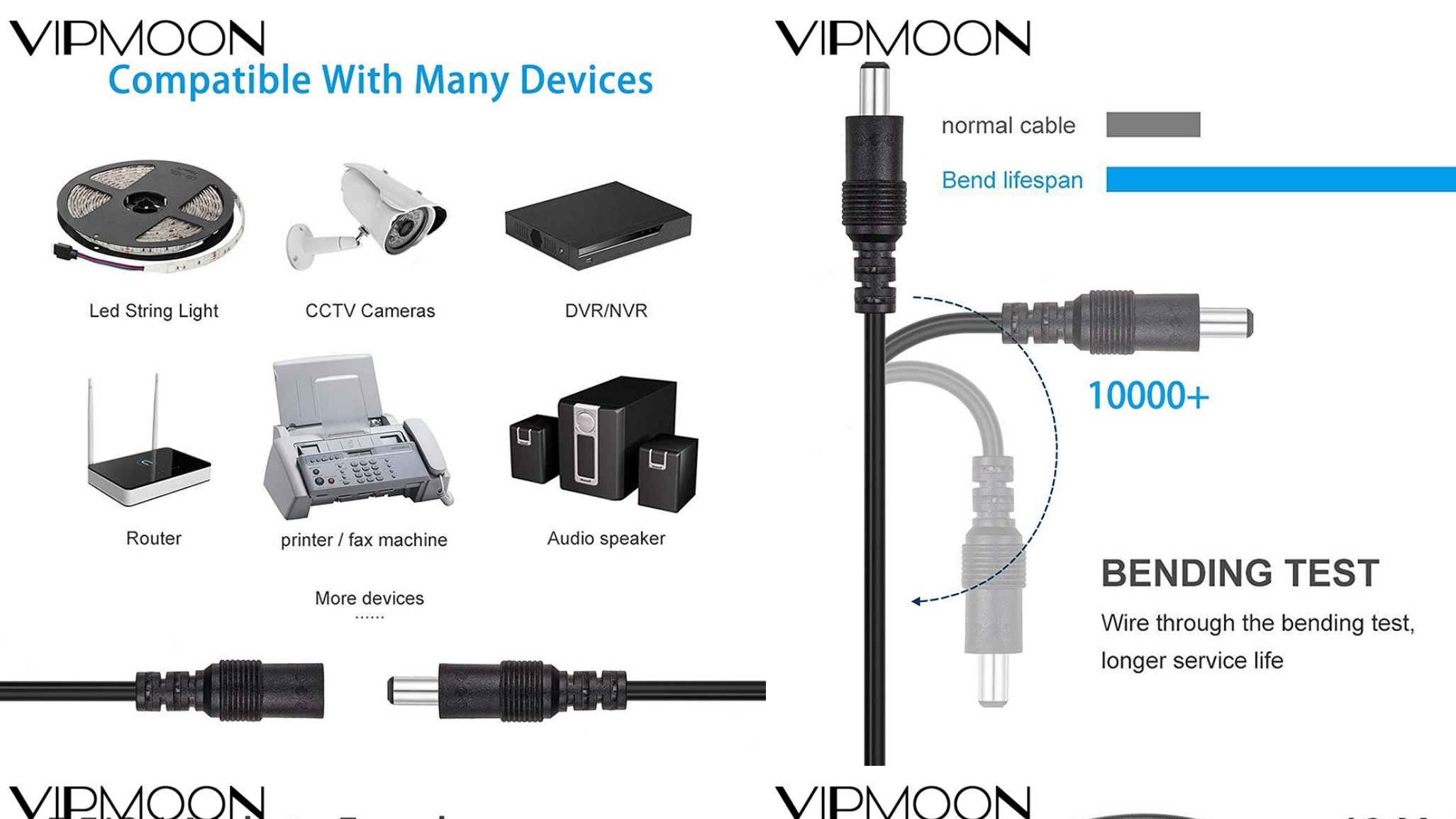 Удлинитель питания для камер видеонаблюдения DC Power Extension Cable for CCTV Cameras смотреть онлайн