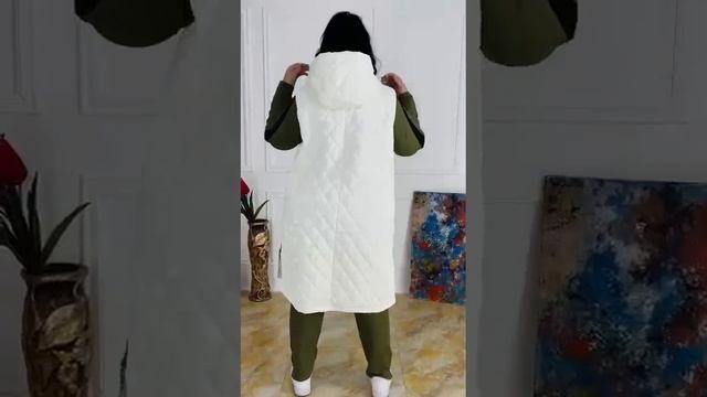 Жилет женский стеганый длинный оверсайз на весну уже на Вайлдберриз | Размеры 60–70 | Арт. 12241889 смотреть онлайн