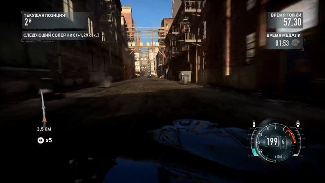 NFS The Run - Drive Hard - Без тормозов - 1:45,70 - NOS on смотреть онлайн
